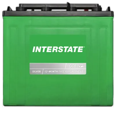 Interstate GC8-HCL 8V High Cycle Flooded Deep-Cycle Golf Cart Battery (GC8, 170Ah)