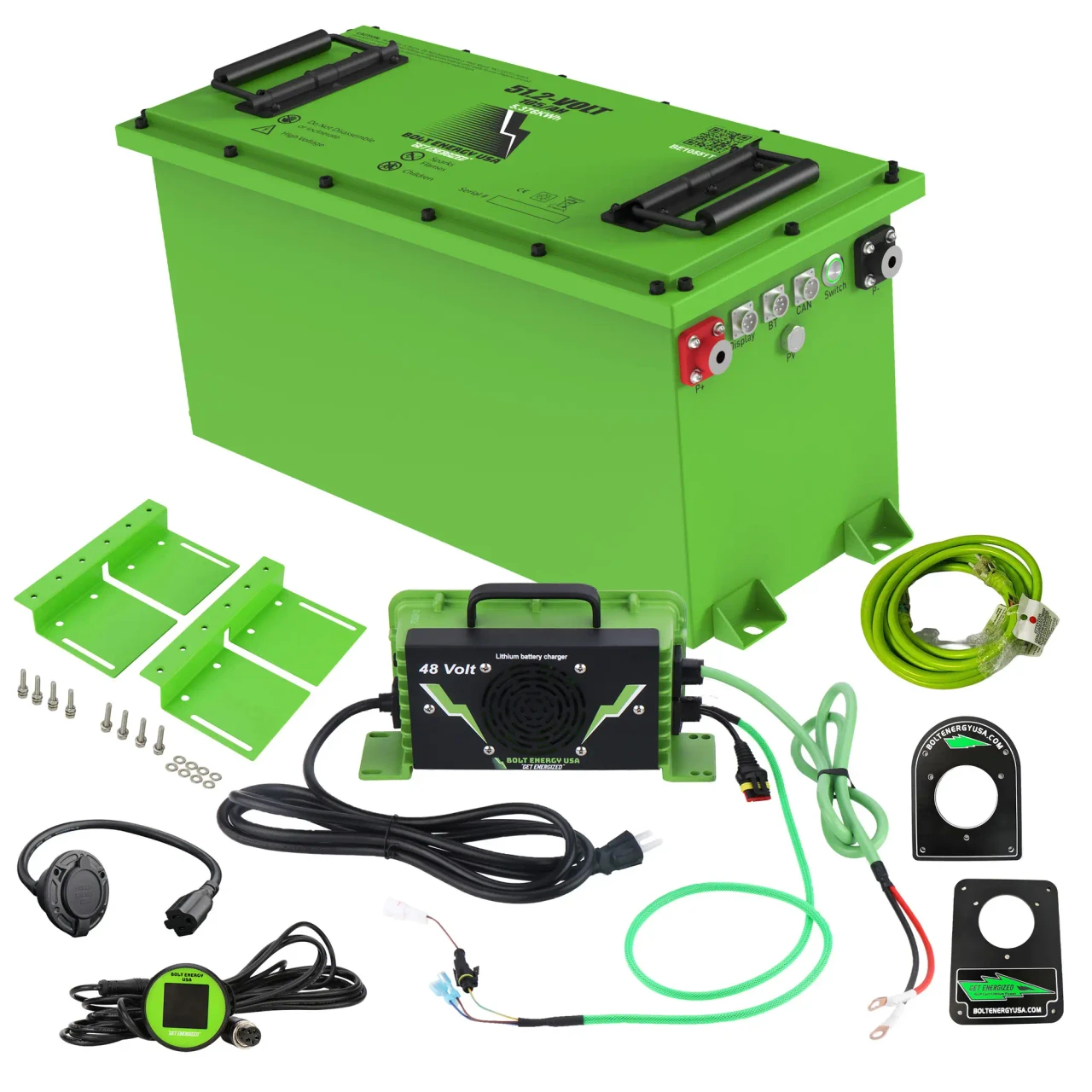 BOLT Energy Evolution Classic Lithium Conversion Kit – 48V 105Ah (Slim)