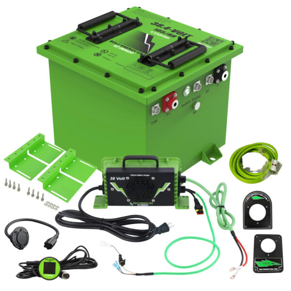 BOLT Energy EZGO TXT / Medalist Lithium Conversion Kit – 36V 105Ah (Square)