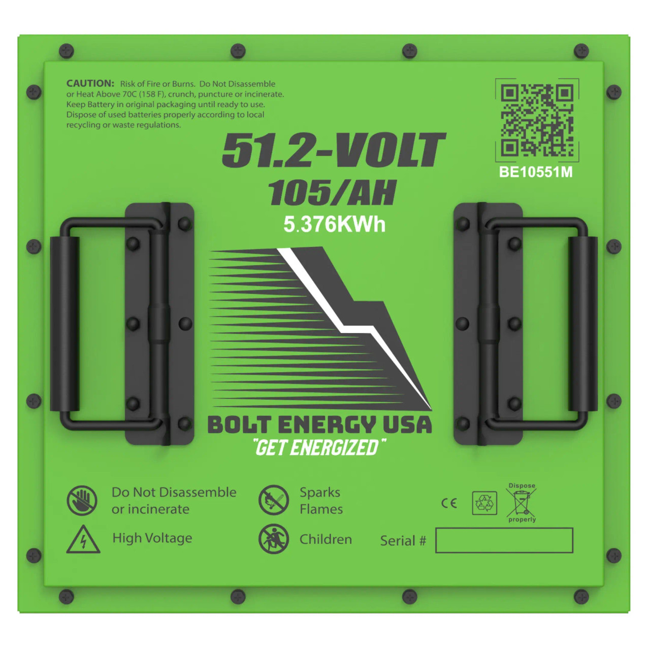 BOLT Energy Yamaha Drive (G29) Lithium Conversion Kit – 48V 105Ah (Square) - view 4