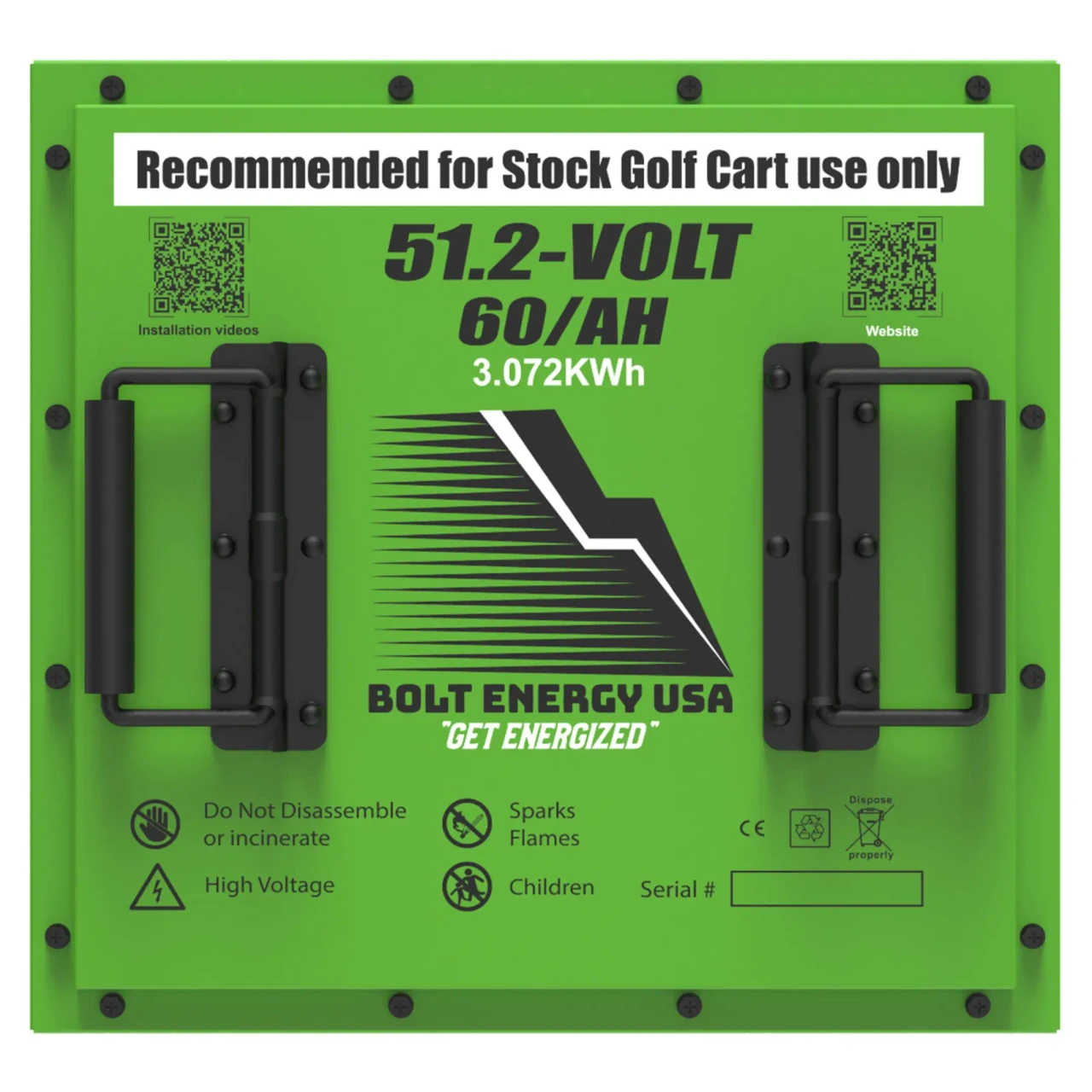 BOLT Energy Yamaha Drive (G29) Lithium Conversion Kit – 48V 60Ah (Fleet) - view 4