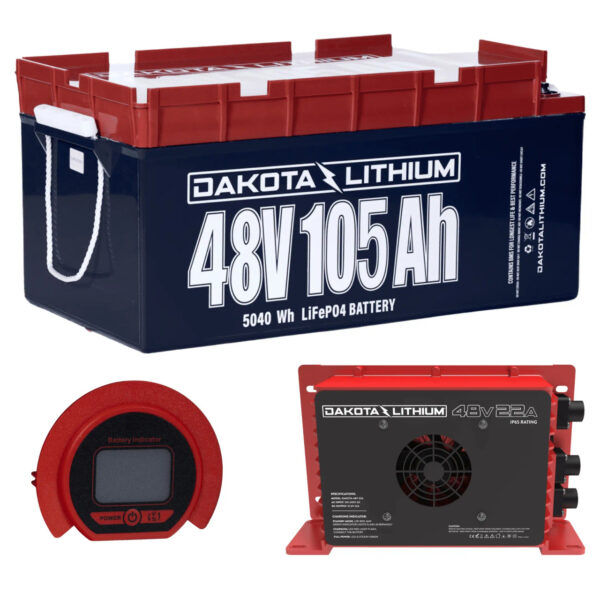 Dakota Lithium Club Car Precedent Lithium Conversion Kit – 48V 105Ah