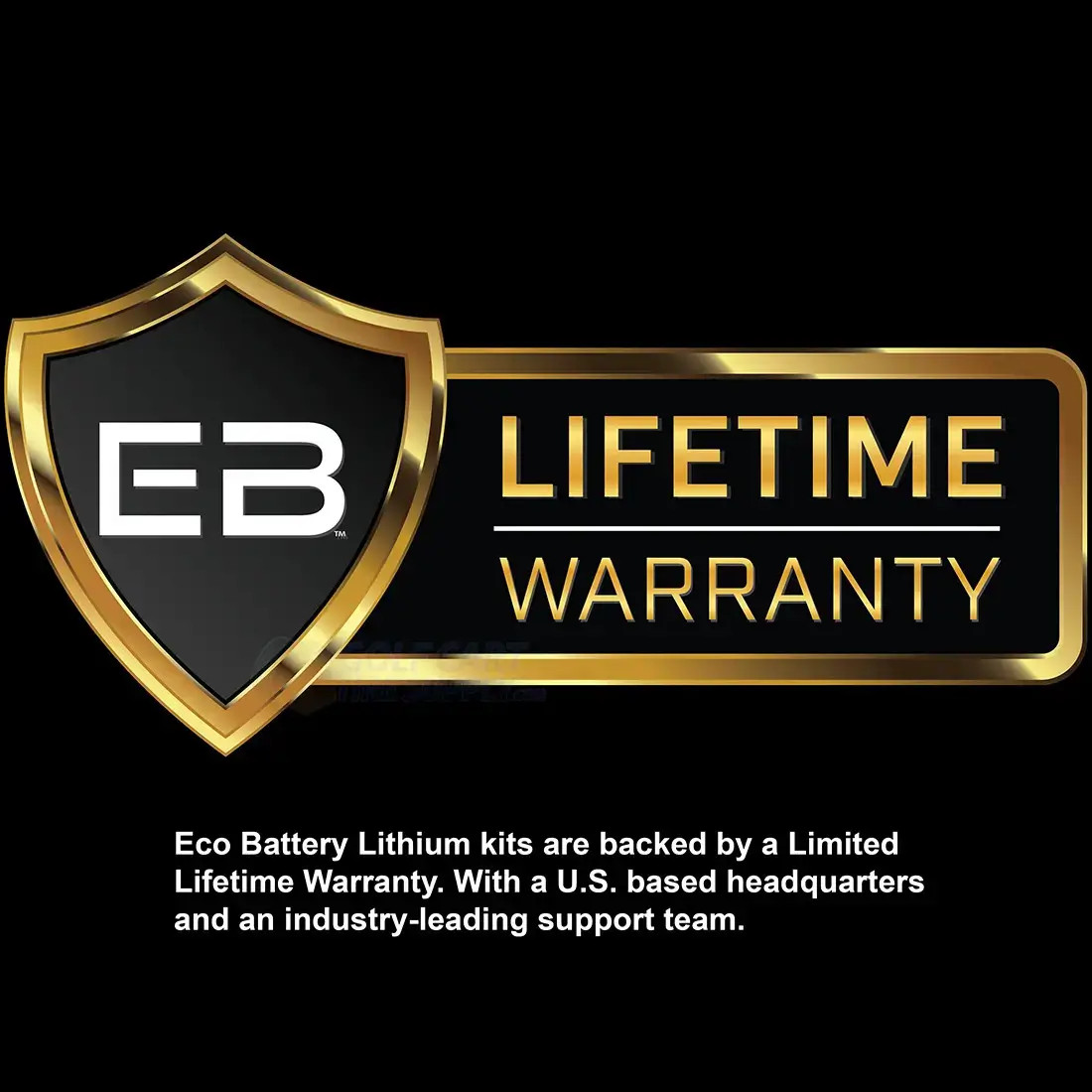ECO Battery Club Car DS Lithium Conversion Kit – 36V 105Ah (Cube GEN3) - view 4