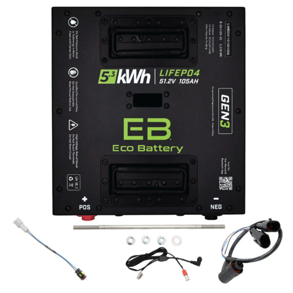 ECO Battery Denago Nomad Lithium Replacement Battery – 48V 105Ah (Thru-Hole GEN3)