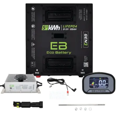 ECO Battery ICON i20 / i40 Lithium Conversion Kit – 48V 105Ah