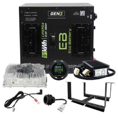 ECO Battery Yamaha Drive2 Lithium Conversion Kit – 48V 105Ah (Thru-Hole GEN3)