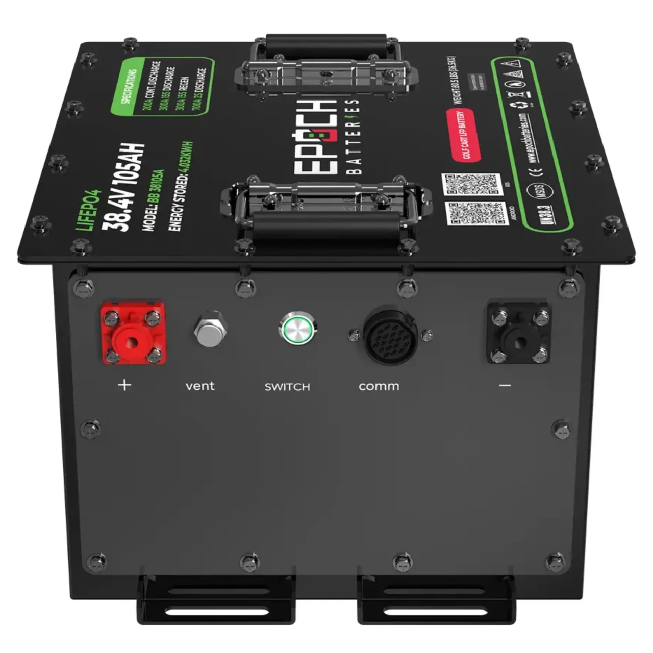 EPOCH Batteries Club Car DS Lithium Conversion Kit – 36V 105Ah (LiMax) - view 4