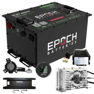 EPOCH Batteries Club Car Tempo Lithium Conversion Kit – 48V 105Ah (LiMax)