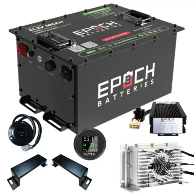 EPOCH Batteries Yamaha Drive2 Lithium Conversion Kit – 48V 105Ah (LiMax)