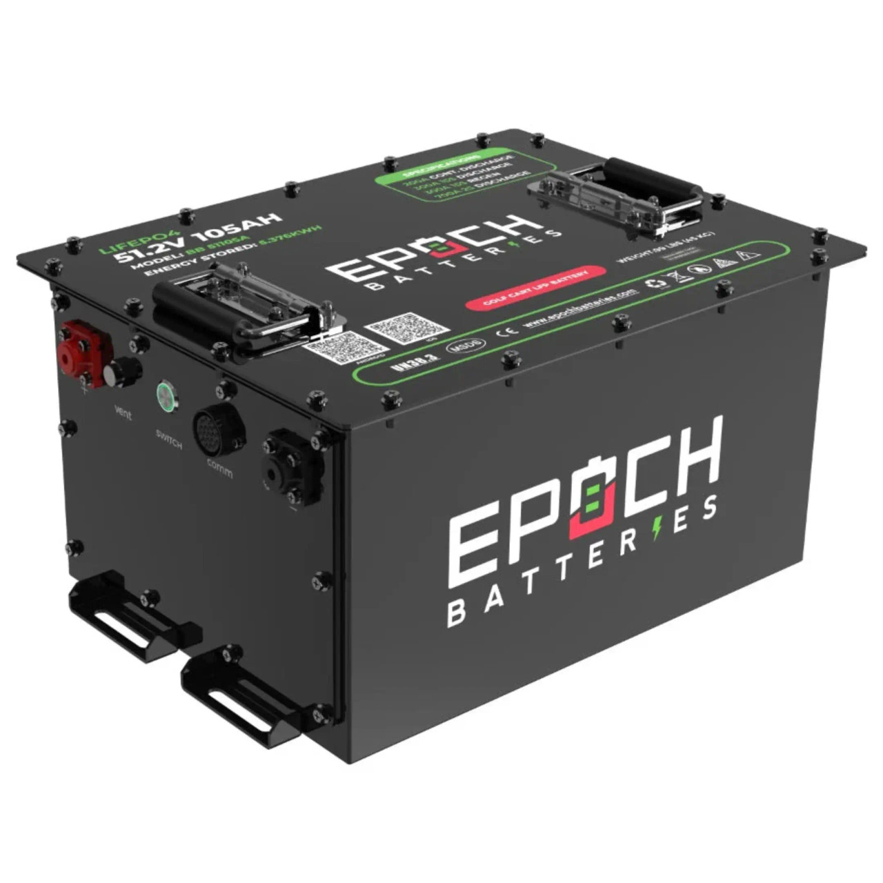 EPOCH Batteries Yamaha Drive2 Lithium Conversion Kit – 48V 105Ah (LiMax) - view 3