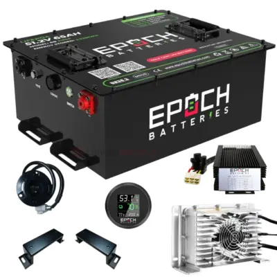 EPOCH Batteries Yamaha Drive2 Lithium Conversion Kit – 48V 65Ah (LiMax)