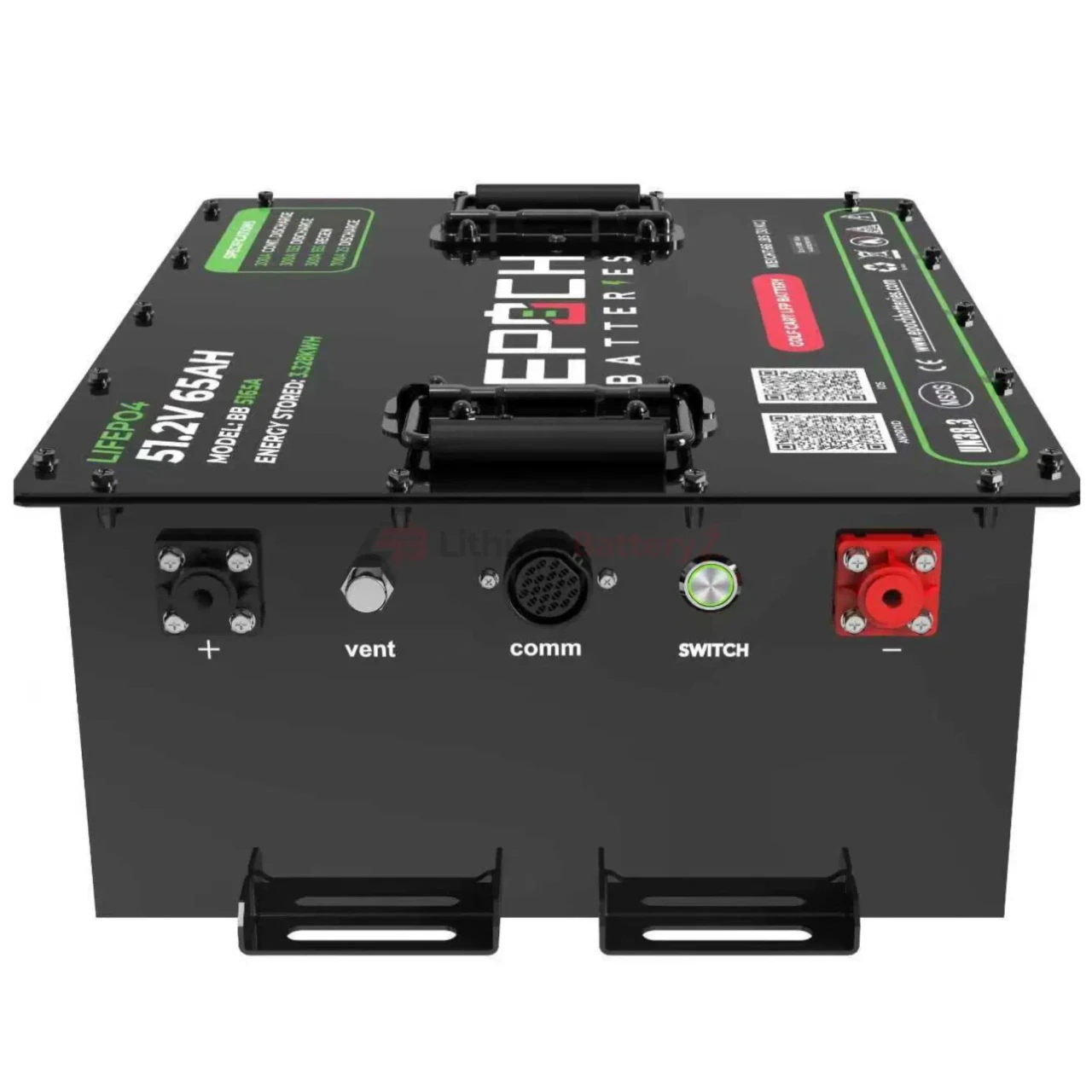EPOCH Batteries Yamaha Drive (G29) Lithium Conversion Kit – 48V 65Ah (LiMax) - view 4