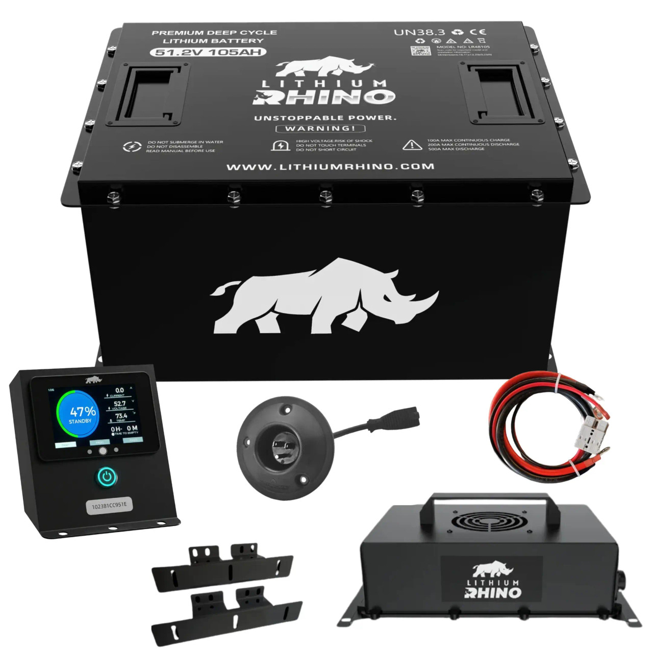 Lithium Rhino EZGO RXV Lithium Conversion Kit – 48V 105Ah