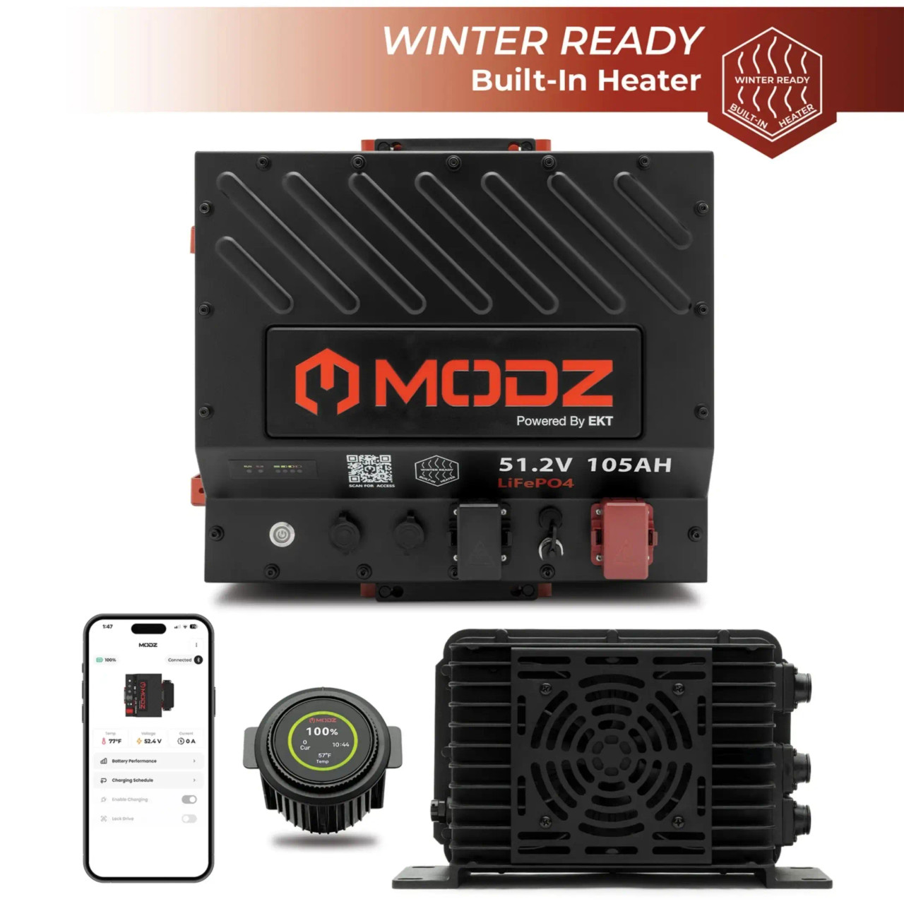 MODZ Club Car Precedent Lithium Conversion Kit – 48V 105Ah - view 2