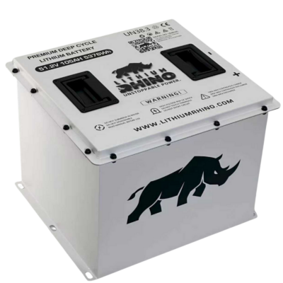 Lithium Rhino Lithium Golf Cart Battery - 48V 105Ah CUBE (Battery Only Simple Kit)