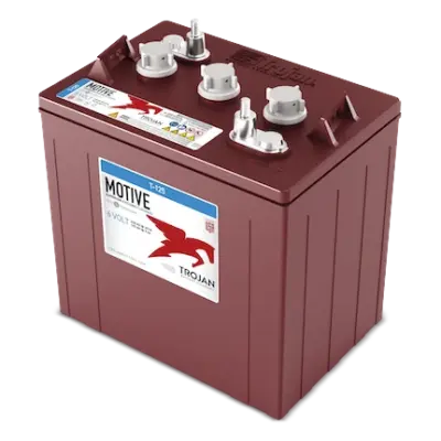 Trojan T-125 6V Flooded Deep-Cycle Golf Cart Battery (GC2, 240Ah)
