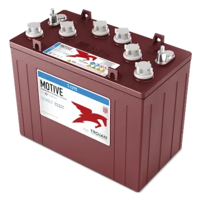 Trojan T-1275 12V Flooded Deep-Cycle Golf Cart Battery (GC12, 150Ah)