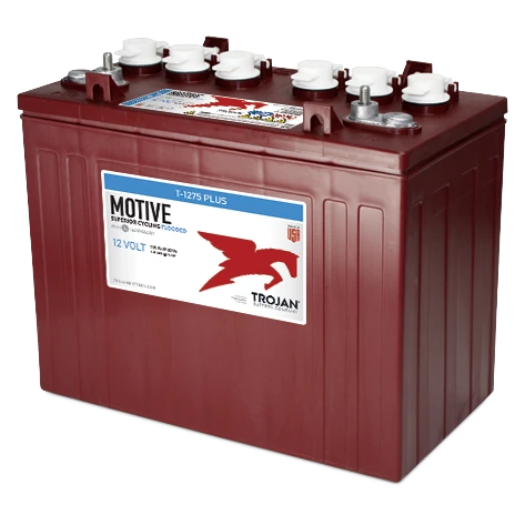 Trojan T-1275 Plus 12V Flooded Golf Cart Battery Set of 4 (48V cart)