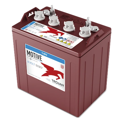 Trojan T-890 8V Flooded Golf Cart Battery Set of 6 (48V cart)